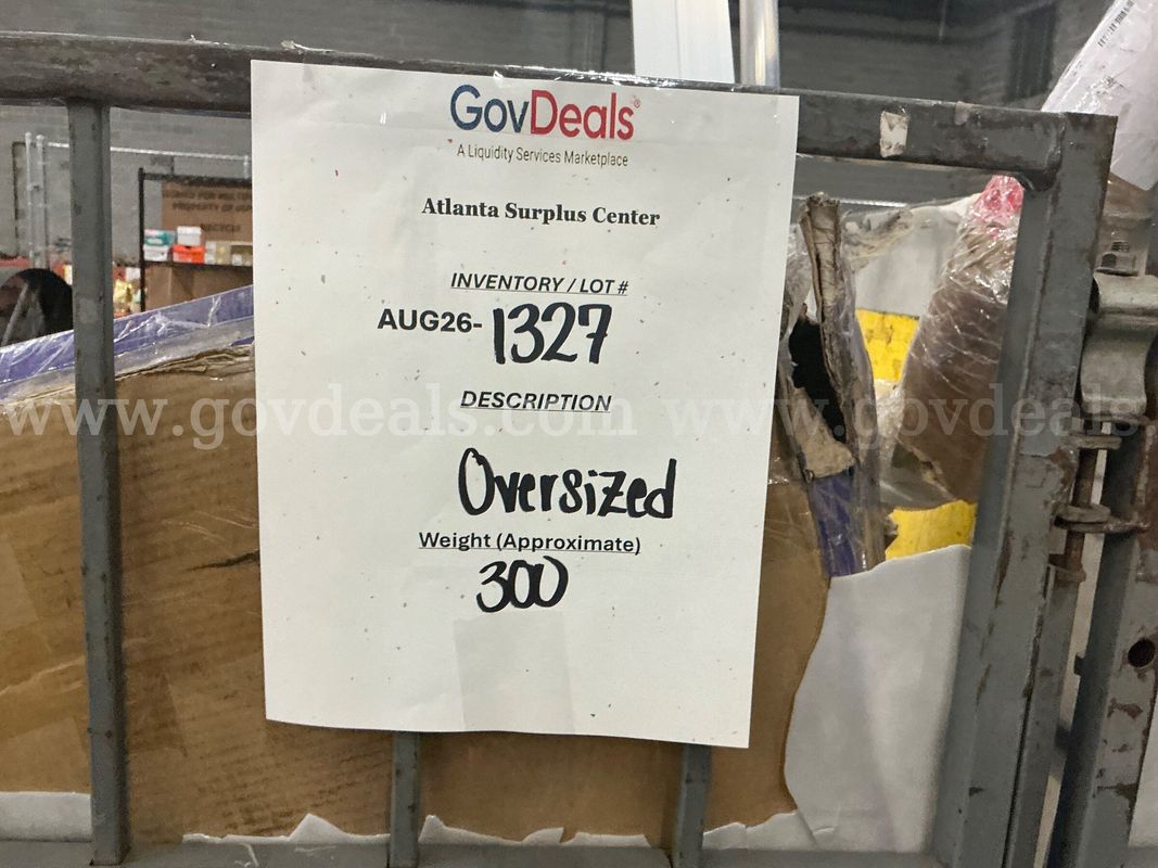 General Merchandise: "Large Items" (AUG26-1327)