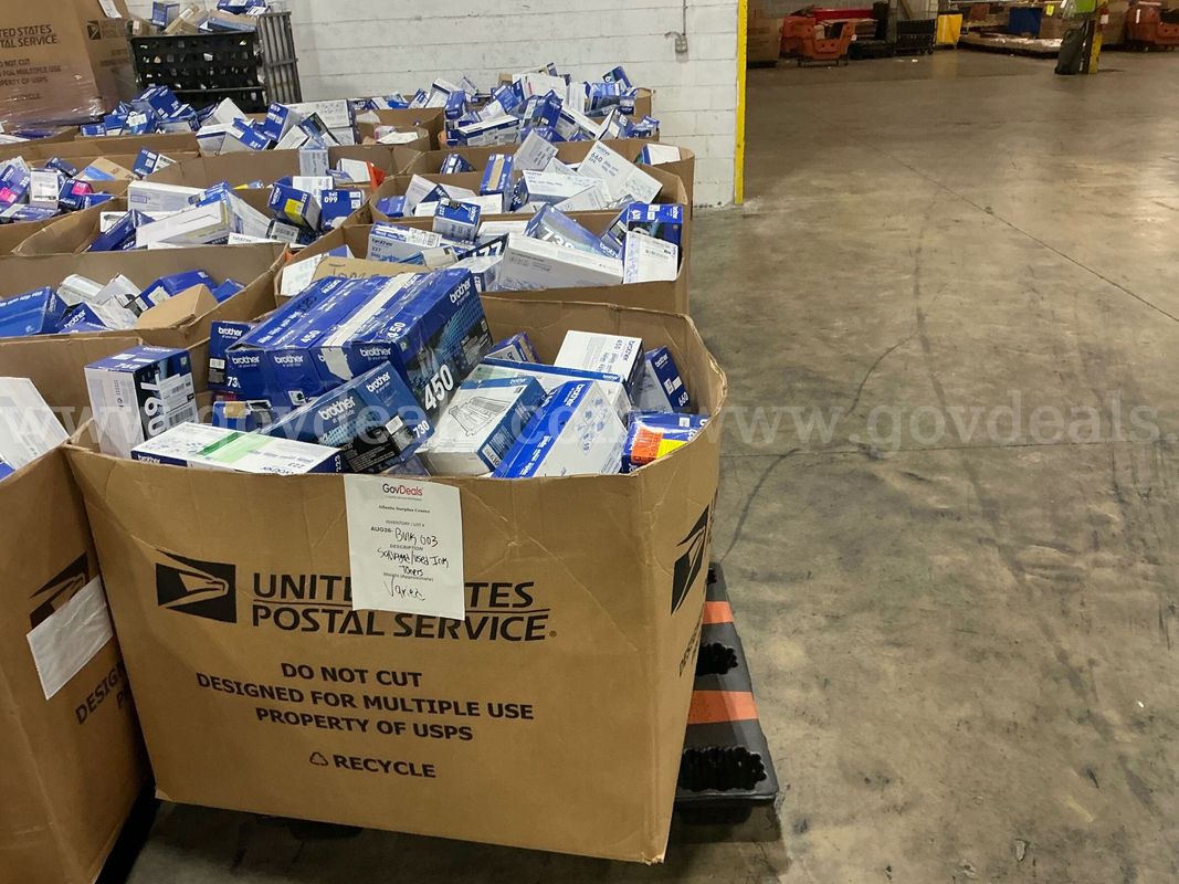 Salvaged: USED "Ink Cartridges & Toners" TOTAL 6 Pallets (AUG26-BULK003)