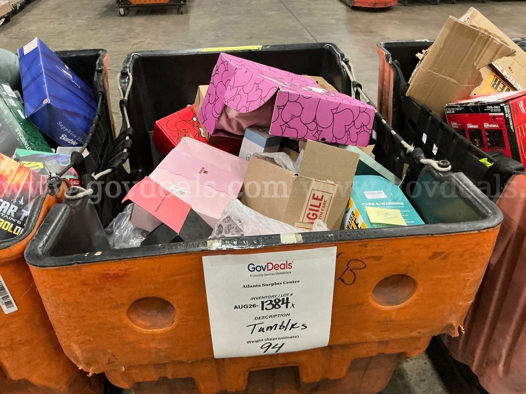 General Merchandise: "Assorted Tumblers" (AUG26-1384X)