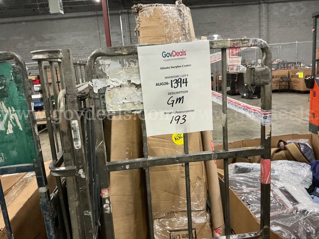 General Merchandise: "Large Items" (AUG26-1394)