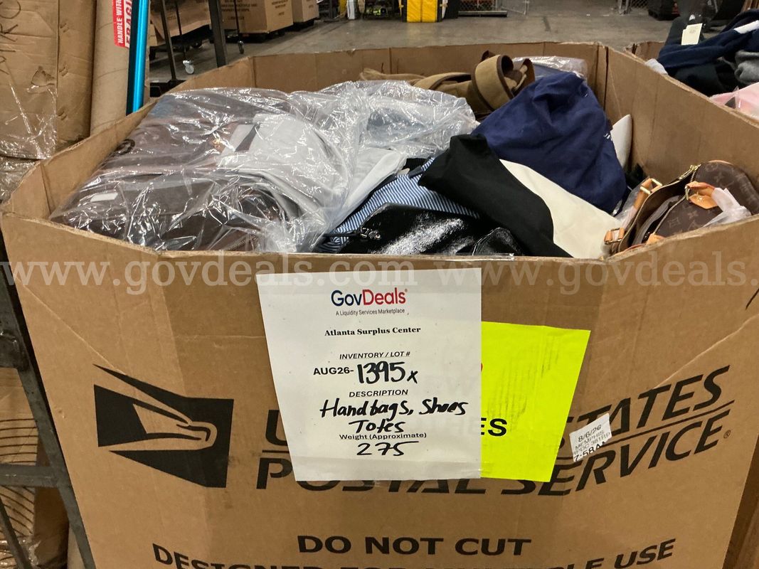 Apparel: Manually Sorted "Shoes, Handbags and Totes" (AUG26-1395X)