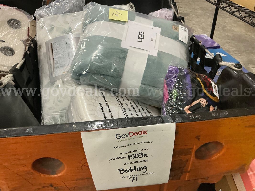 General Merchandise: “Bedding/Linens” (AUG26-1503X)