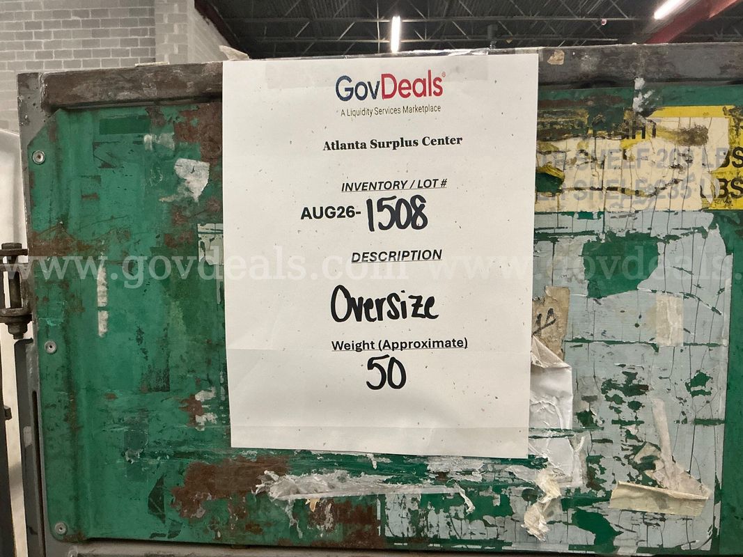 General Merchandise: "Large Items" (AUG26-1508)