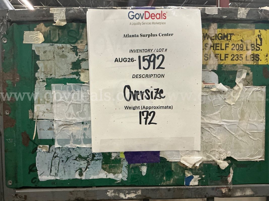 General Merchandise: "Large Items" (AUG26-1592)