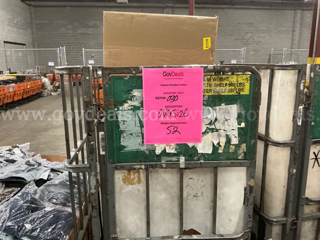 General Merchandise: "Large Items" (SEP26-0030)