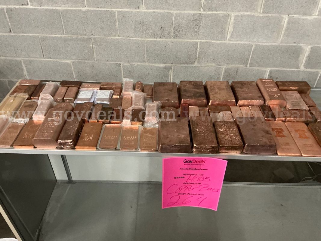 Collectibles: "Copper Bars" Assorted (SEP26-H005)