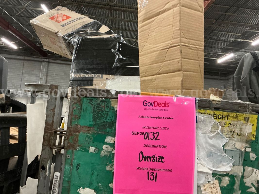 General Merchandise: "Large Items" (SEP26-0132)