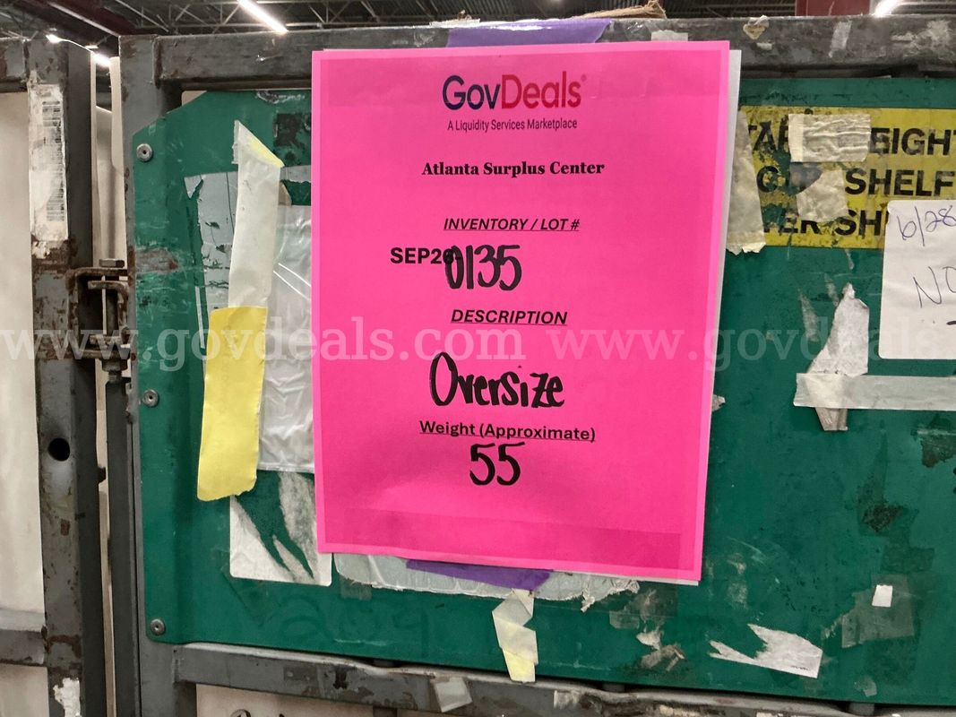 General Merchandise: "Large Items" (SEP26-0135)