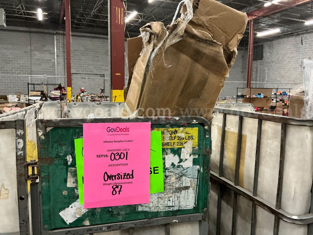 General Merchandise: "Large Items" (SEP26-0301)