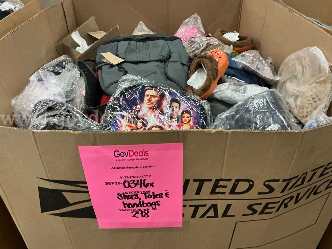 Apparel: Manually Sorted "Shoes, Handbags and Totes" (SEP26-0346X)