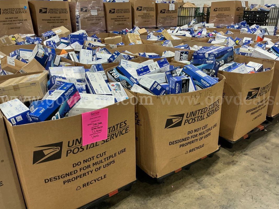 Salvaged: USED "Ink Cartridges & Toners" TOTAL 6 Pallets (SEP26-BULK004)