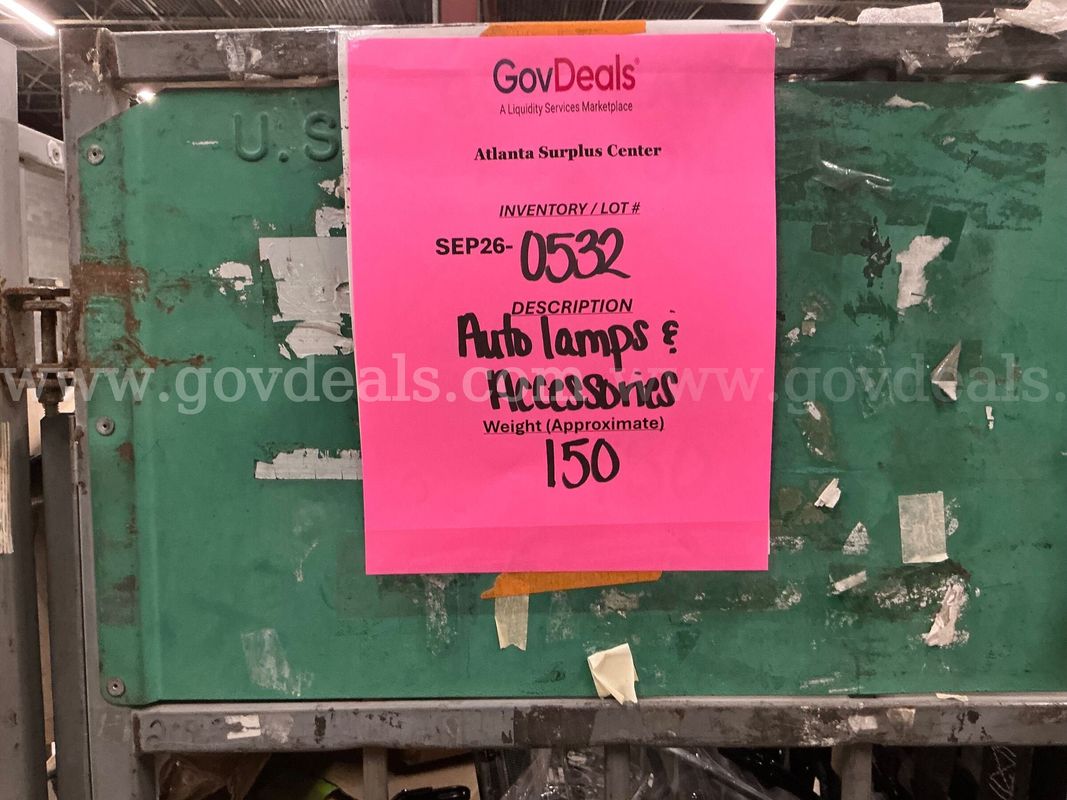 Hardware "Auto Head lamps and Accessories" (SEP26-0532)
