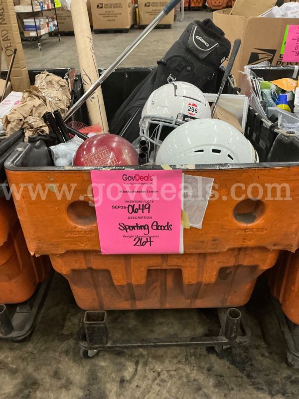 Sporting Goods: (SEP26-0649)