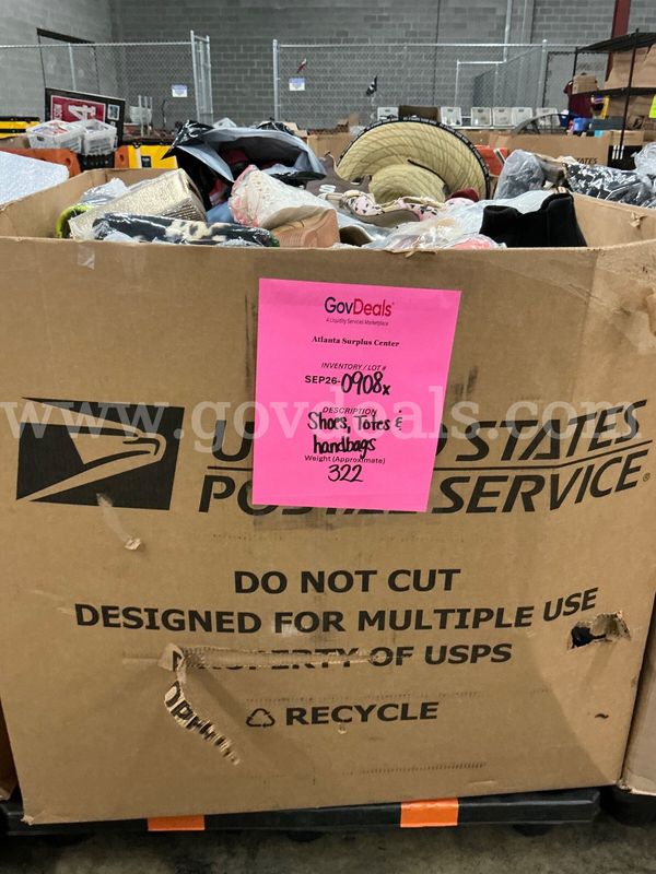 Apparel: Manually Sorted "Shoes, Handbags and Totes" (SEP26-0908X)