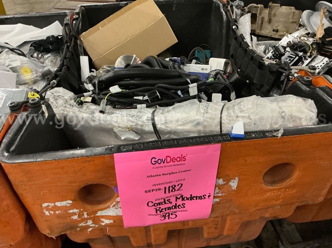 Salvaged: "Modems, Remotes, Cords and Accessories" (SEP26-1182)