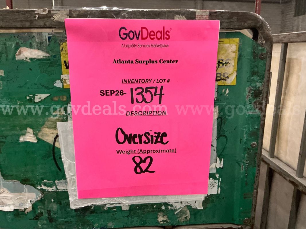 General Merchandise: "Large Items" (SEP26-1354)