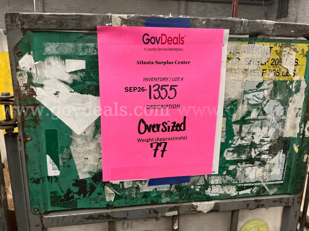 General Merchandise: "Large Items" (SEP26-1355)