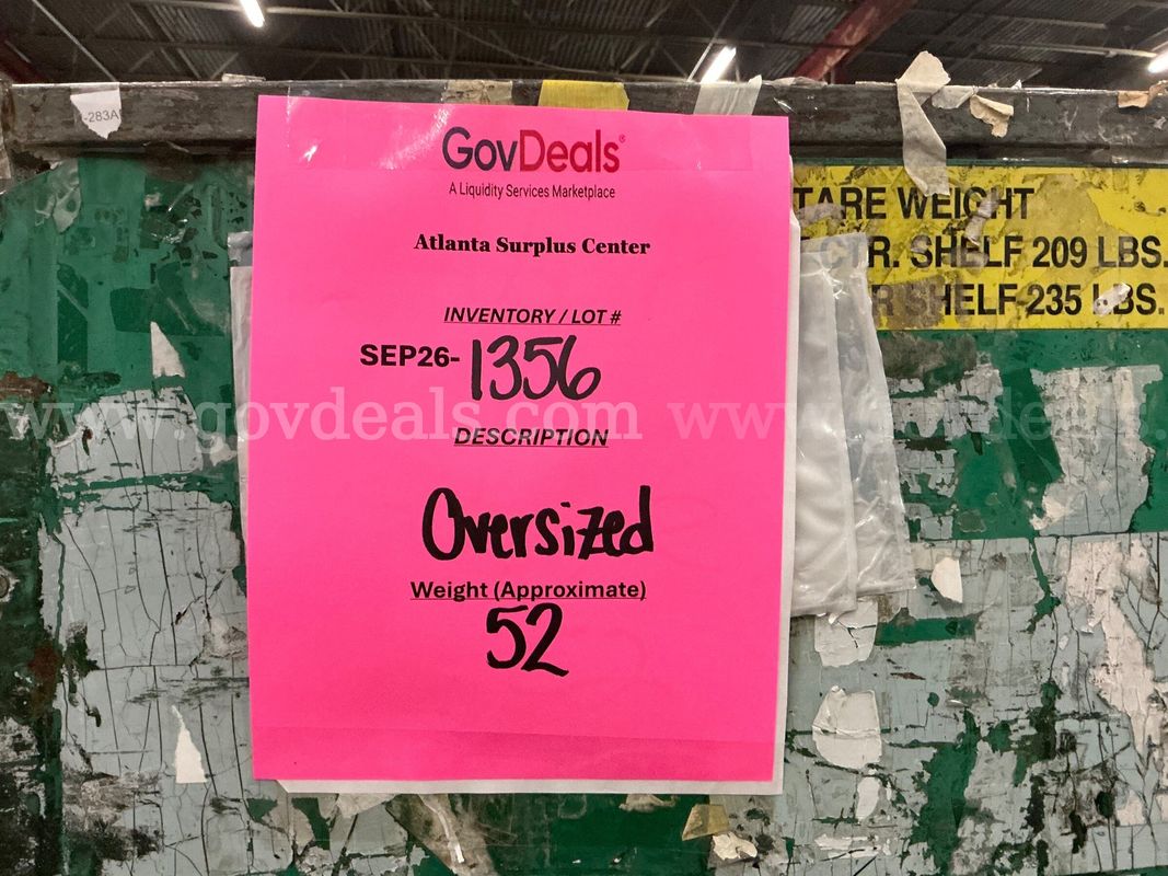 General Merchandise: "Large Items" (SEP26-1356)