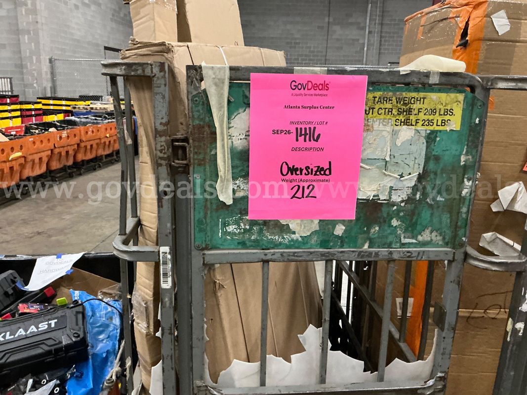 General Merchandise: "Large Items" (SEP26-1416)