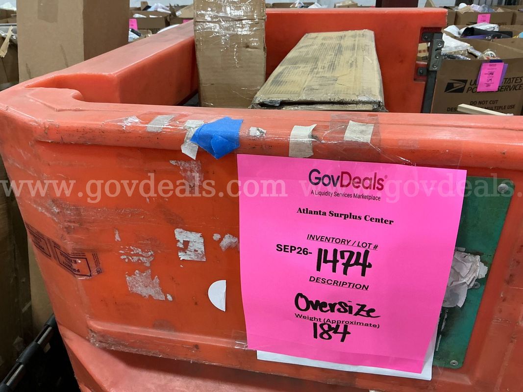 General Merchandise: "Large Items" (SEP26-1474)