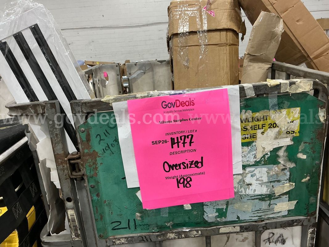 General Merchandise: "Large Items" (SEP26-1477)