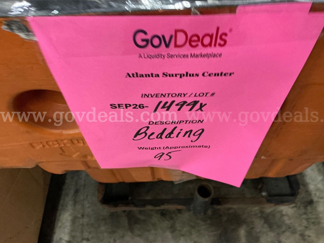 General Merchandise: “Bedding/Linens” (SEP26-1499X)