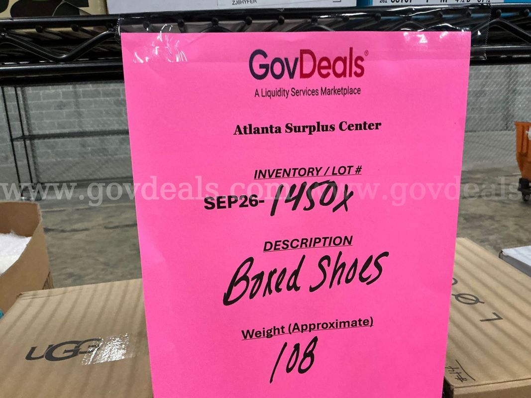 Apparel: "Boxed Shoes" (SEP26-1450X)