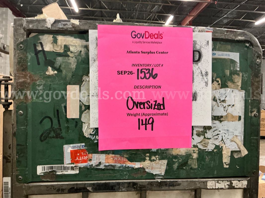 General Merchandise: "Large Items" (SEP26-1536)