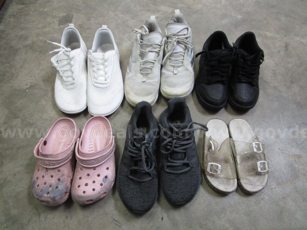 (6) Pairs Of Used Shoes