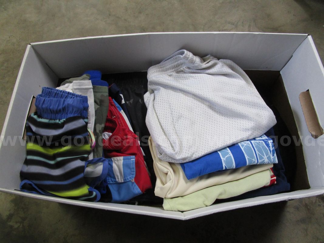 Box Of (26) Used Clothes