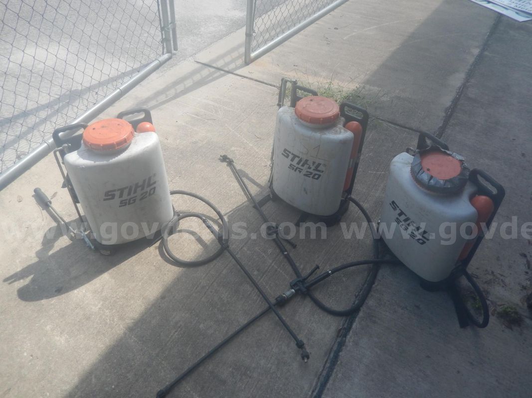 USED (3) STIHL SPRAYER BACKPACK SG20
