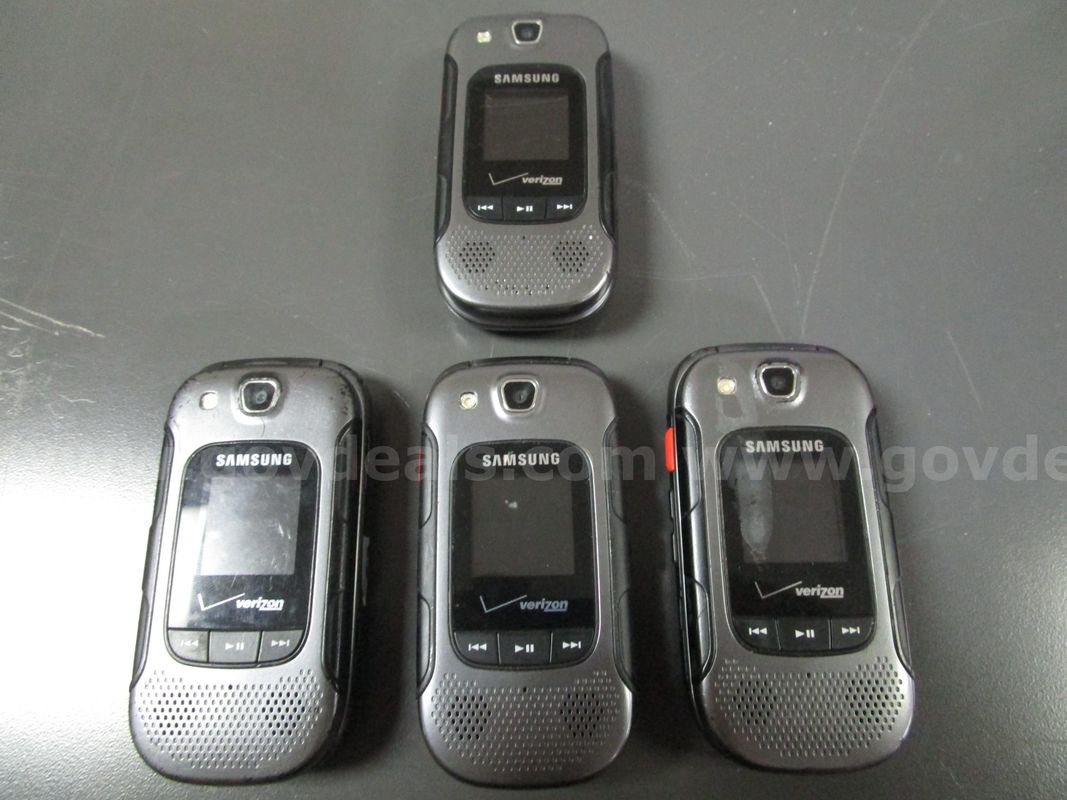 (4) USED SAMSUNG FLIPPHONES; SCH-U660