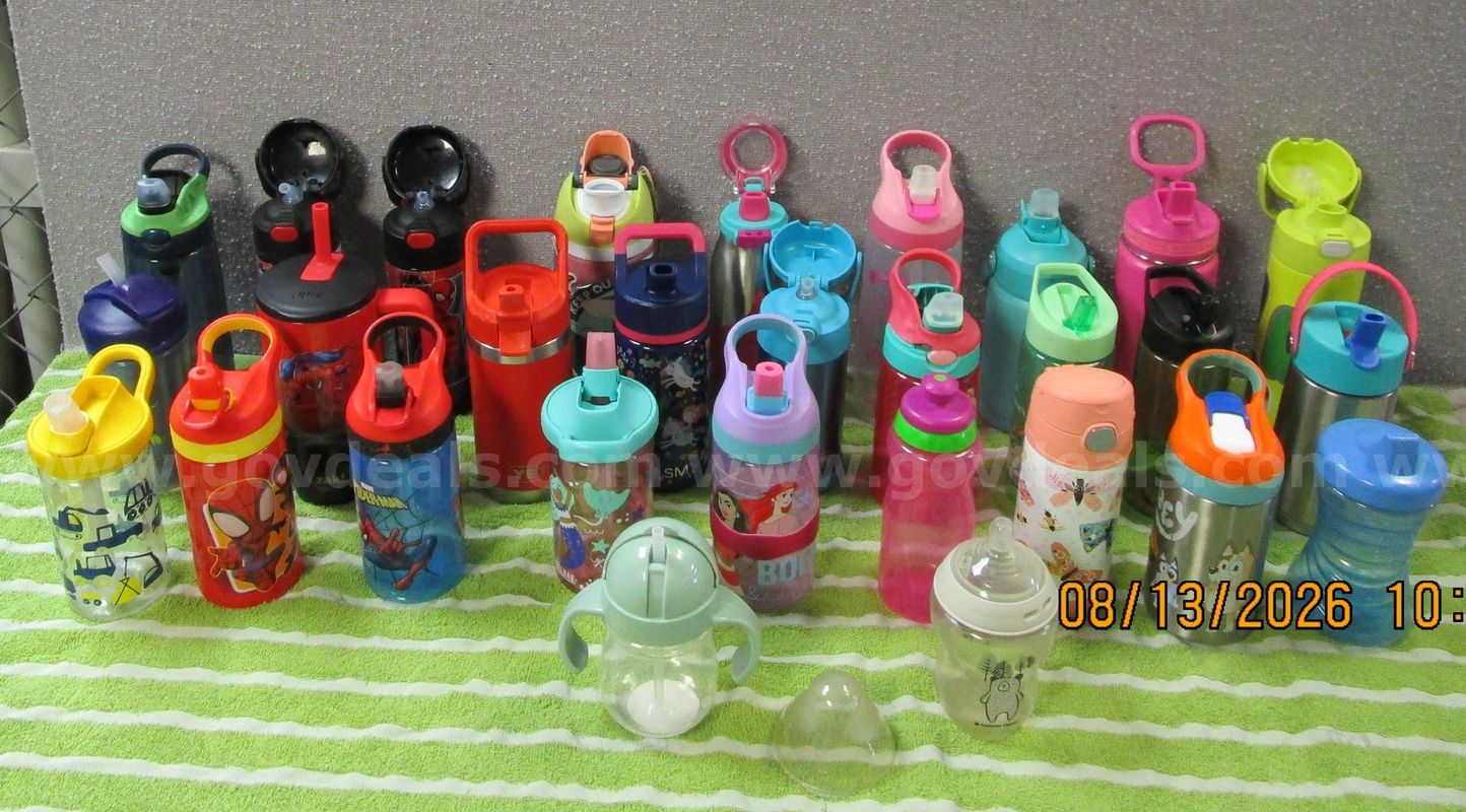 (29) USED/WASHED ITEMS FOR CHILDREN TO DRINK OUT OF.