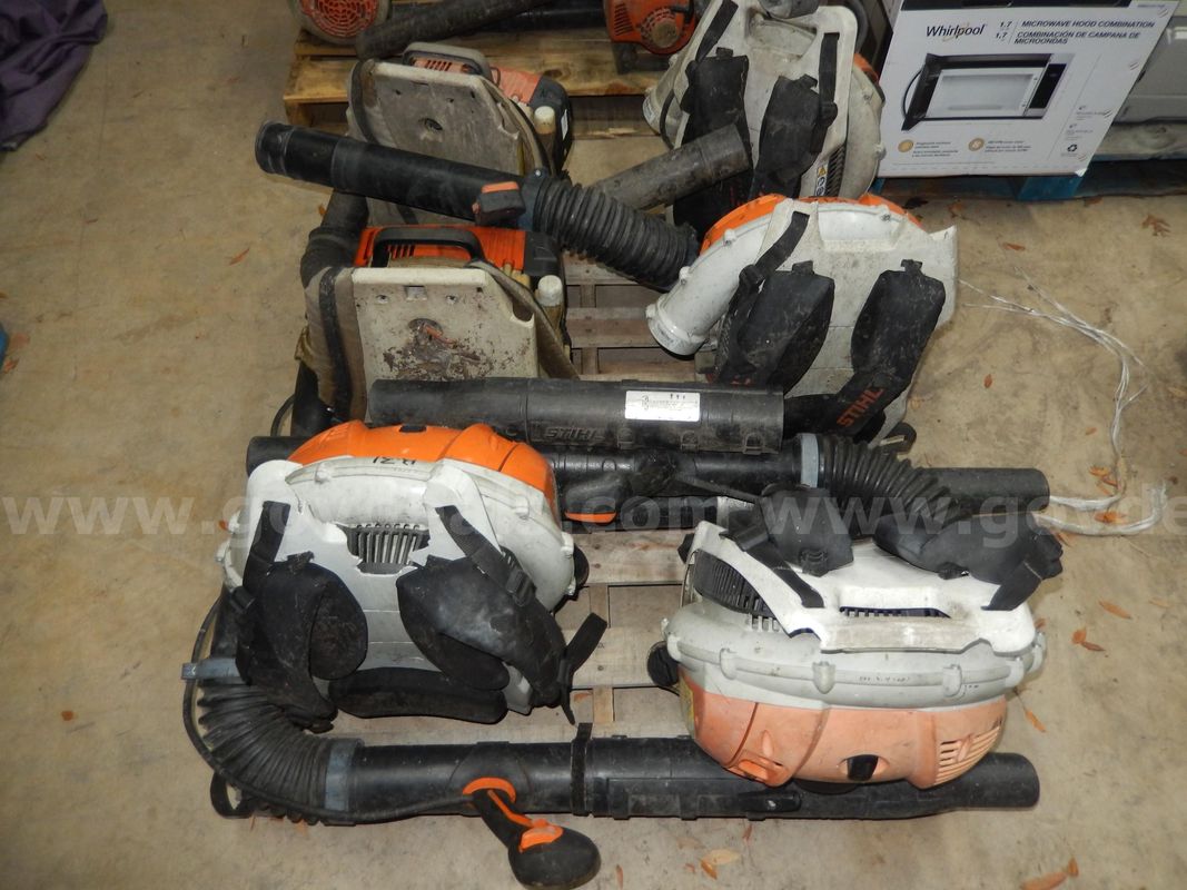 USED (4) STIHL, BACKPACK BLOWER, BR600, (2) STIHL, BACKPACK BLOWER, BR420 D