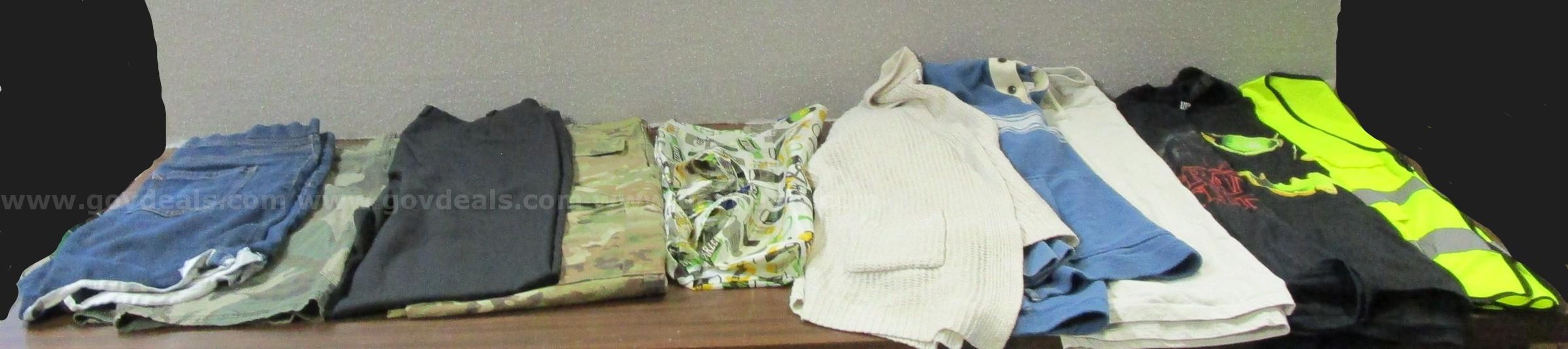(11)Used/Washed In Tide Adult Clothing Items