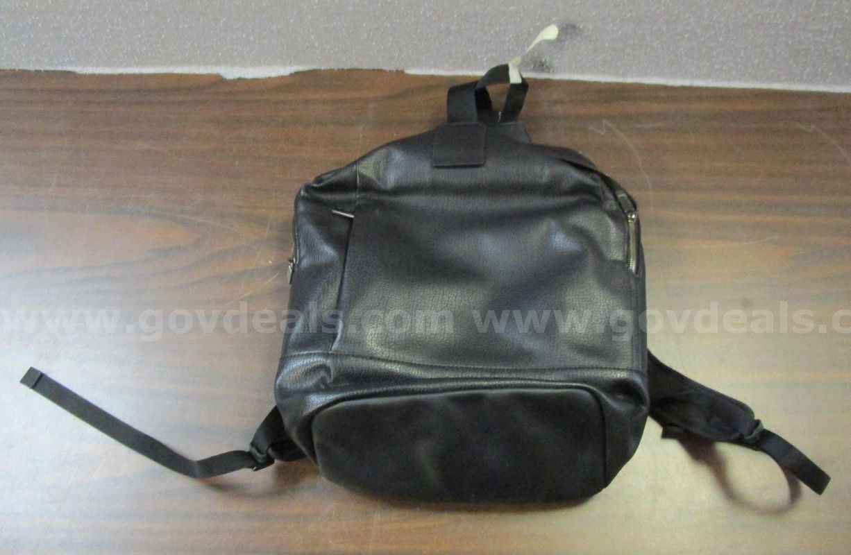 (1) Black Backpack
