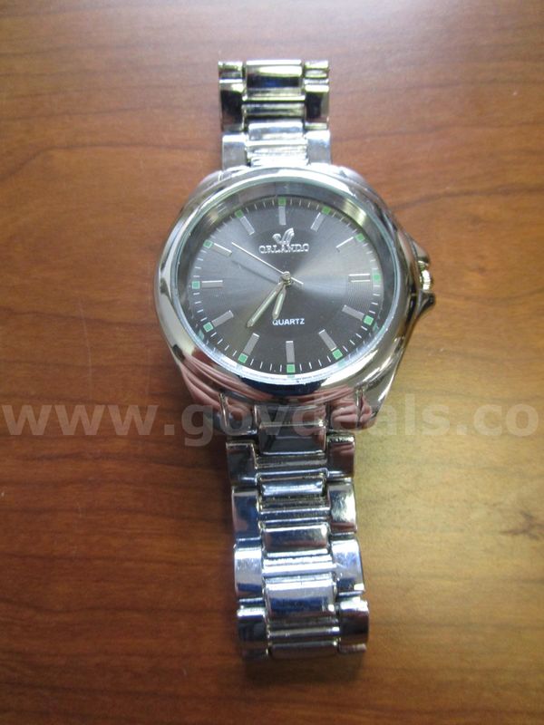 (1) USED ORLANDO STAINLESS STEEL WATCH, Z:385