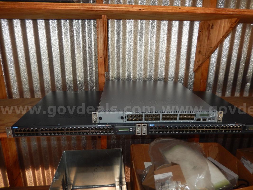 Used (1) Juniper Ethernet Switch Ex4550, (2) Juniper Ethernet Switch Ex4200 Series