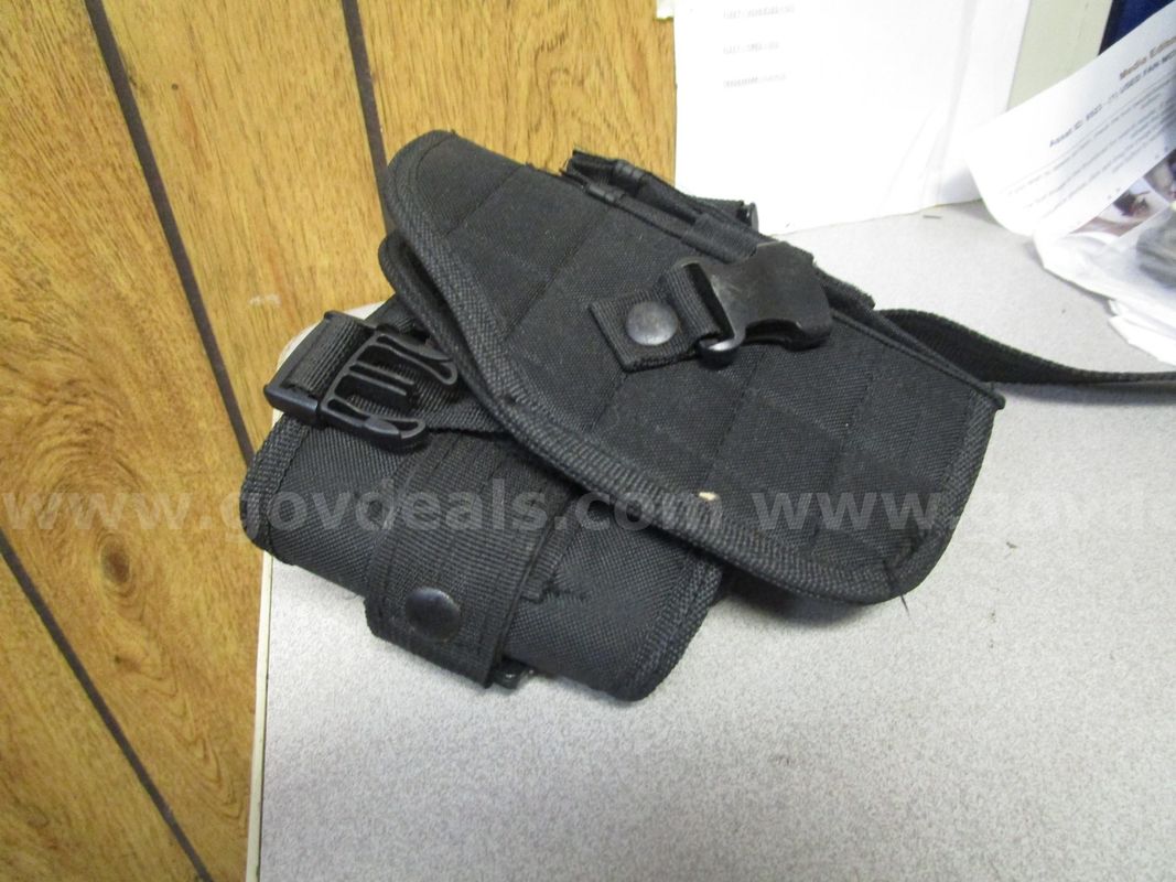 (1) Used Tactical Molle Platform Drop Pistol Holster, Right Leg