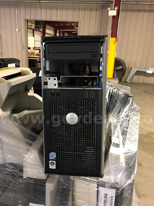LOT OF COMPUTERS, LAPTOP, MONITORS AND MISC. ITEMS ON ONE PALLET.