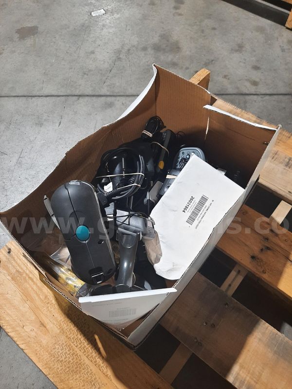 LOT OF WASP SCANNER EQUIPMENT IN 1 BOX