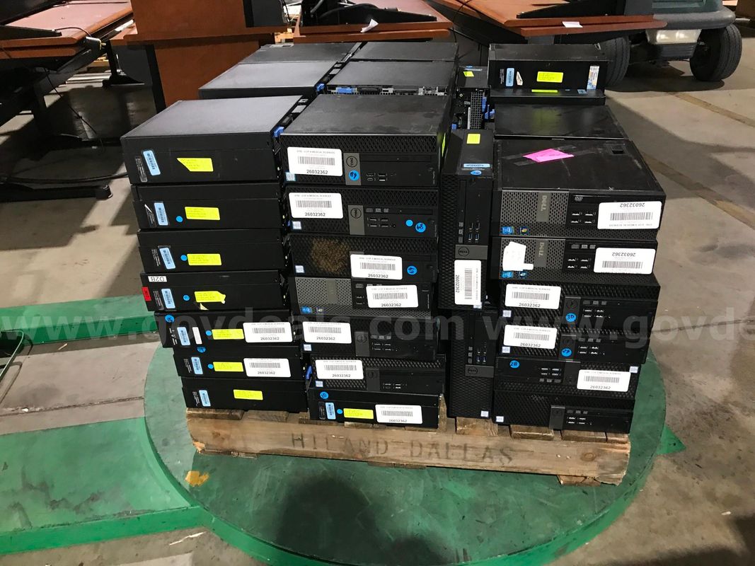 LOT OF COMPUTERS AND TVS ON 2 PALLET.