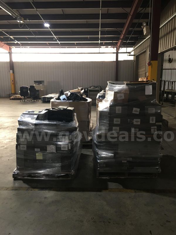 Lot Of Computers And Other Items On 6 Pallets