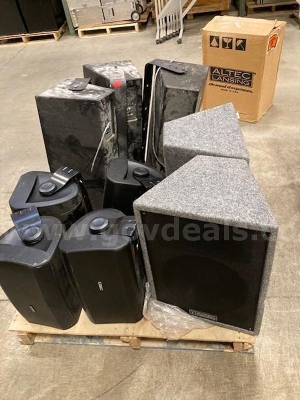 Pallet of Speakers