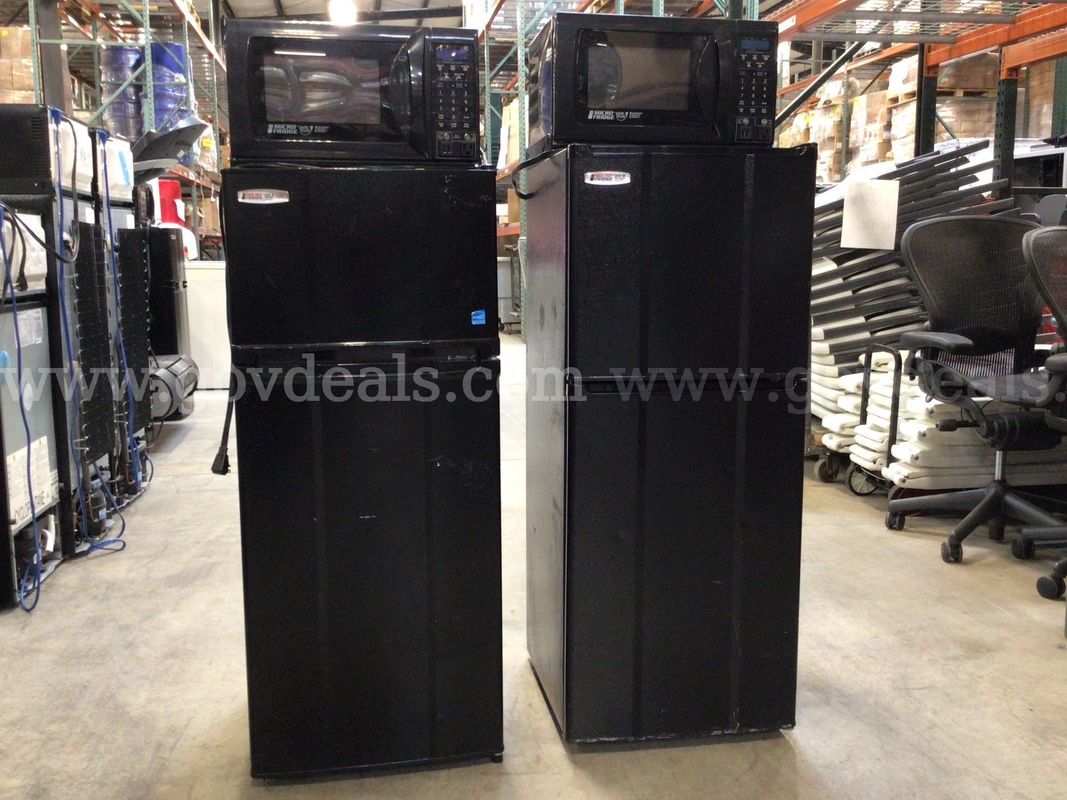 Lot of 2 Fridge/Microwave Combos