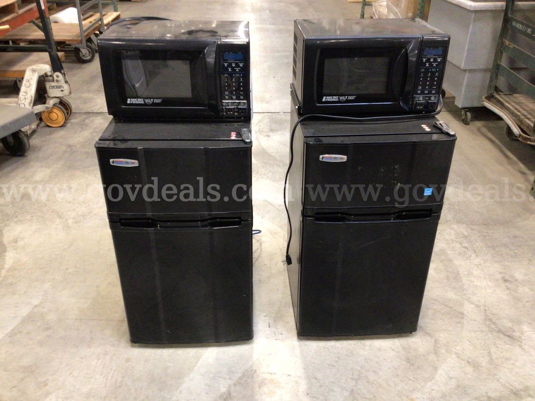 Lot of 2 Fridge/Microwave Combos