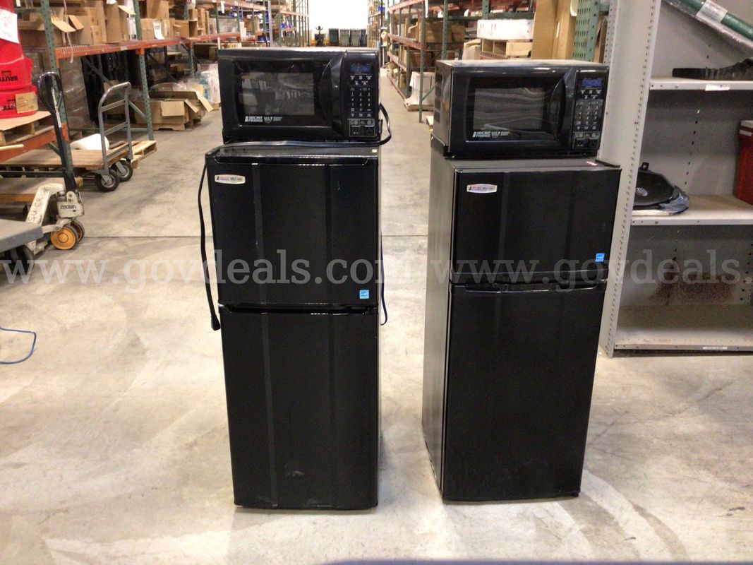 Lot of 2 Fridge/Microwave Combos