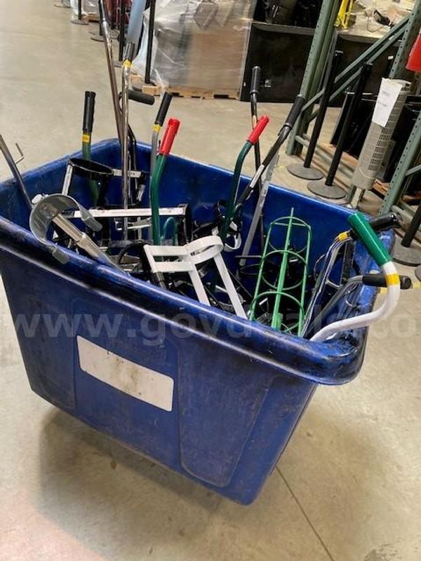 Bin of Cylinder/Bottle Carts - Misc. Styles