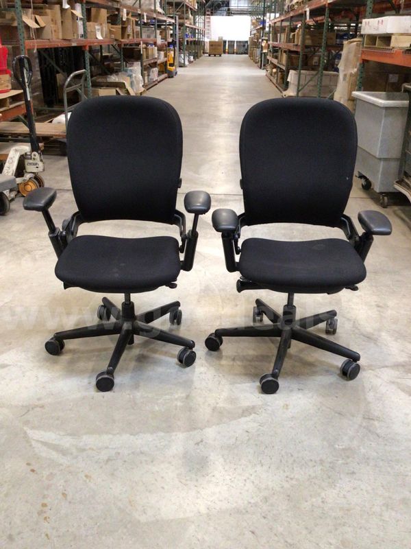 Lot of two (2) Steelcase Leap V1 Office Chairs