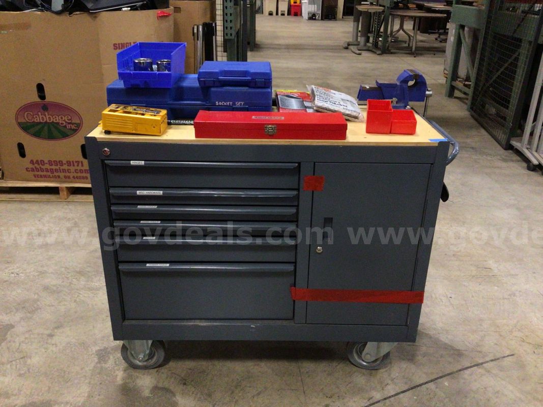 Metal Maintenance Cart